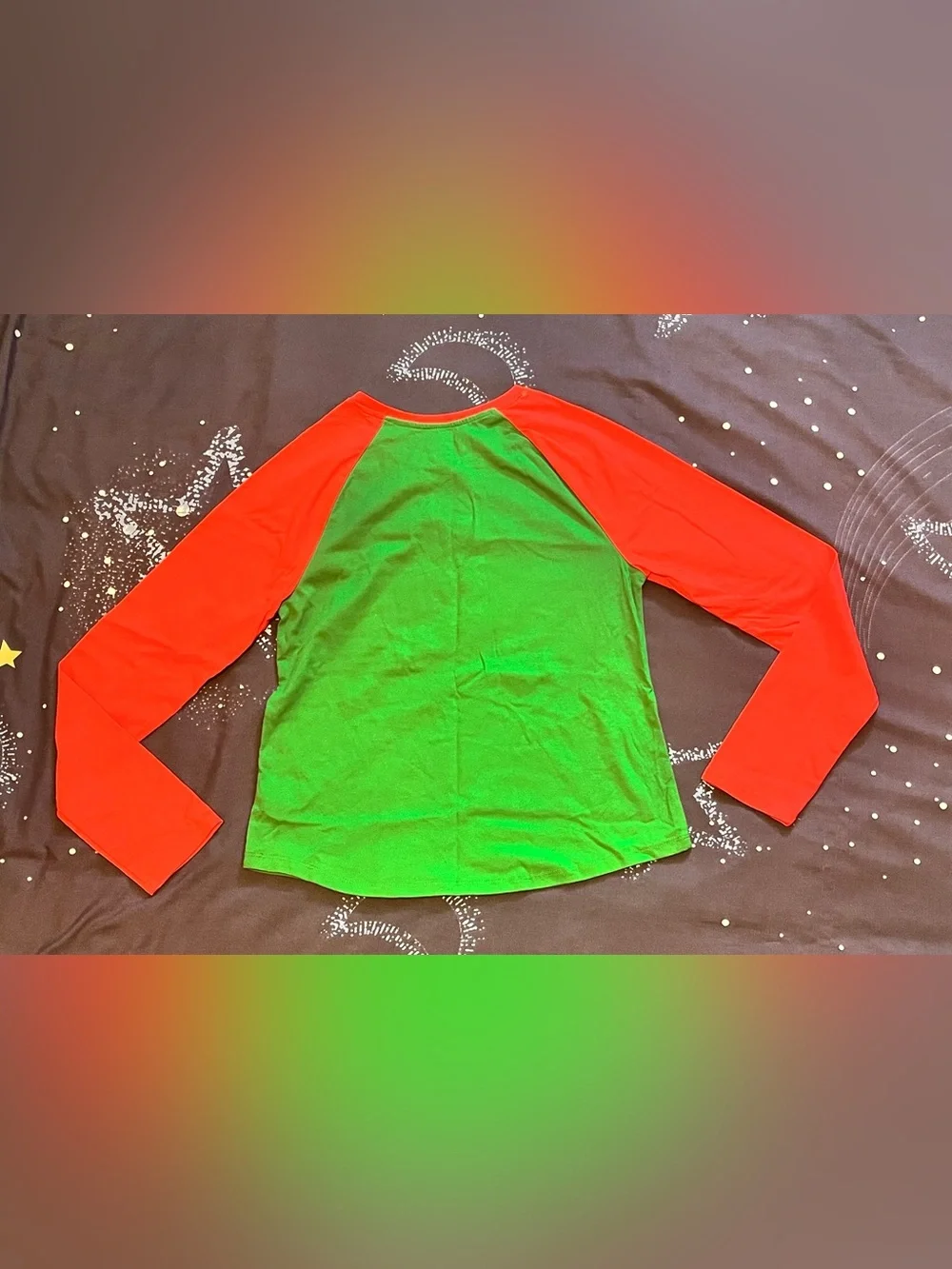 Girls XXL(18) Holiday Time Green & Red Christmas Top & XL(14-16) leggings set